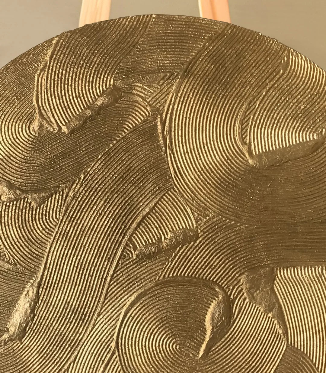 Vagues d'or - signé par l'artiste Tatiana LPV.